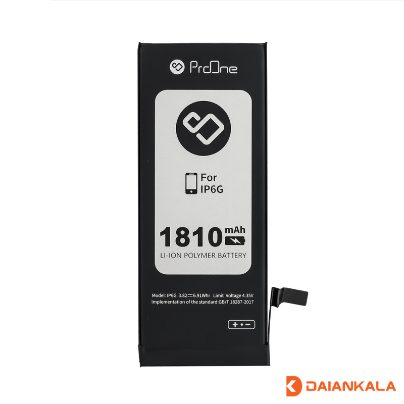 باتری موبایل پرووان مدل IP6G ظرفیت 1810 میلی آمپر ساعت مناسب برای گوشی موبایل اپل iPhone 6