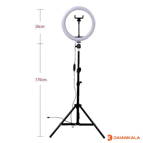 رینگ لایت مدل ZMX-260 به همراه سه پایه